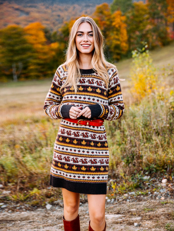 The Woodland Squirrel Sweater Dress