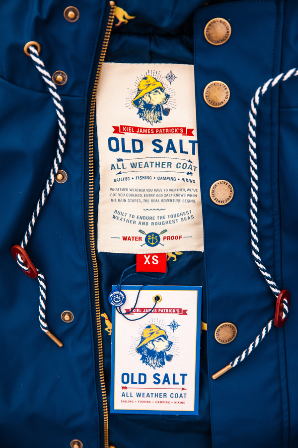 The Old Salt Navy Raincoat-  Men's