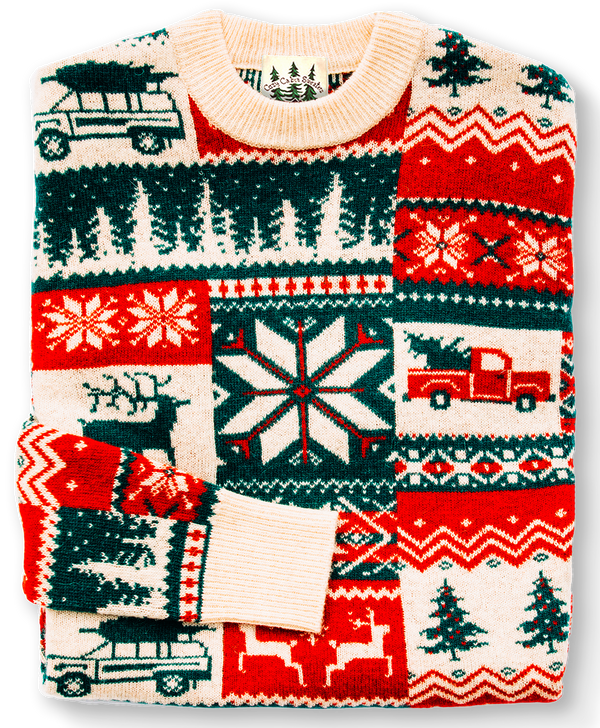 The Christmas Patchwork Sweater