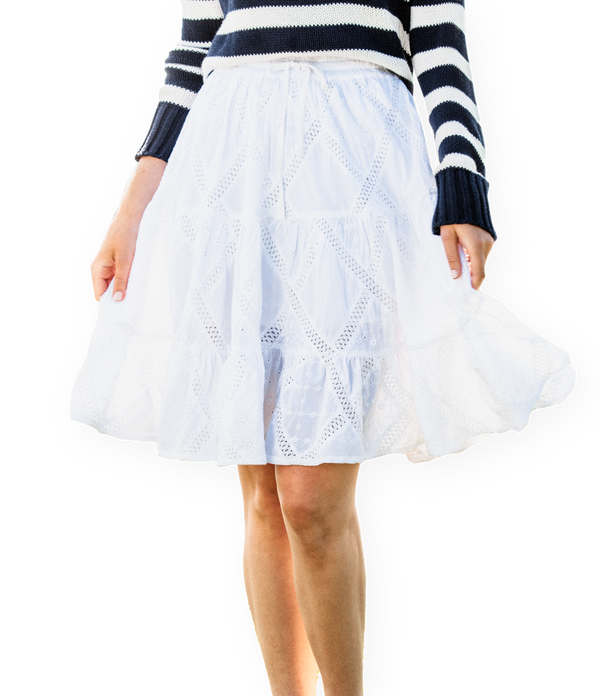 Adeline Eyelet Skirt